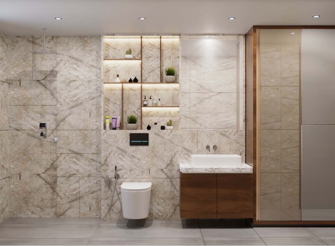 Italian Finish Bathroom Design